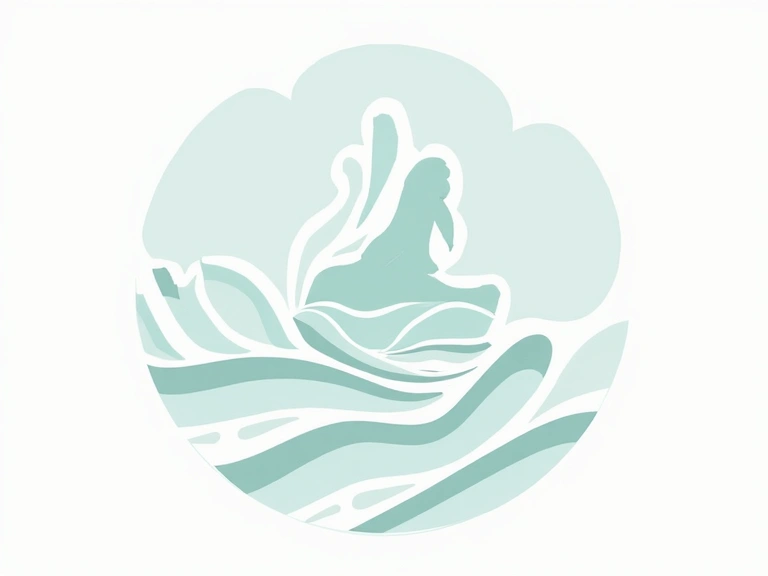 Simbolo di benessere generale, con elementi di natura e armonia.