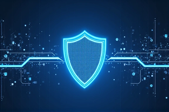Illustrazione di condivisione sicura dei dati tra entità, con frecce e scudi