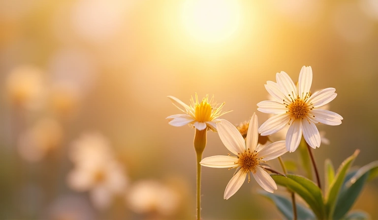 Immagine di alta qualità che rappresenta purezza naturale, ricerca scientifica e salute